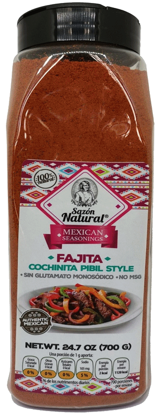 Fajita (sausais) garšvielu maisījums Garšvielu maisījums īsto Fajita gatavošanai 9 x 700 g