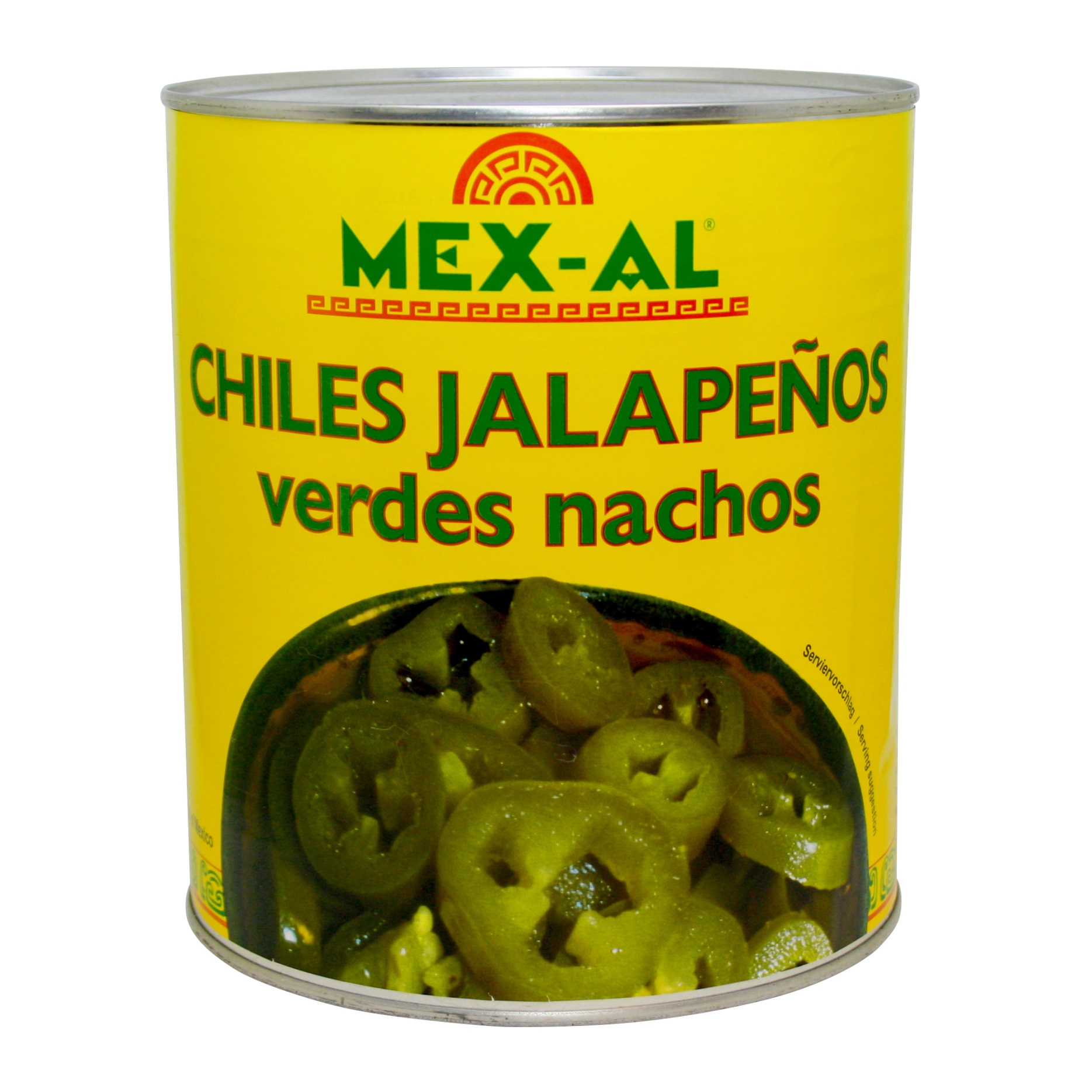 Chili Jalapeño Nacho šķēlītes, asi (Horeca tilp.) Iepak. 6 x 2.8 kg
