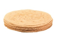 Kviešu Tortillas ø 15 cm Soft taco / Quesadillas / Fajitas Iepak. 12 x 18 gab.